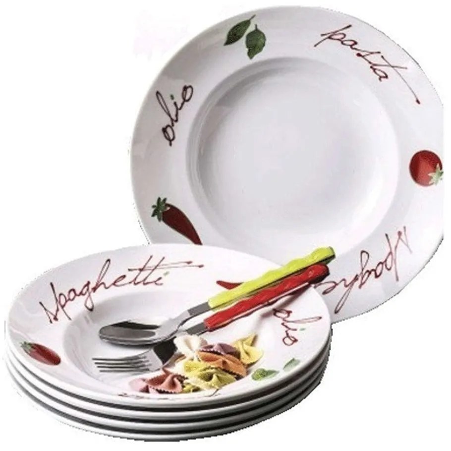 Πιάτο Ζυμαρικών (Σετ 7Τμχ) 49.100.357 R Multi Cryspo Trio Porcelain