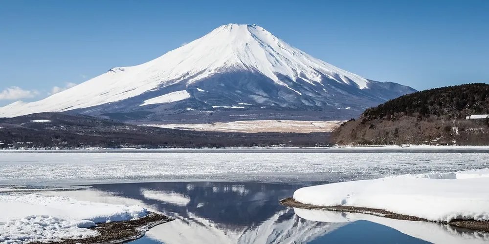 Εικόνα χιονισμένο όρος Φούτζι - 120x60