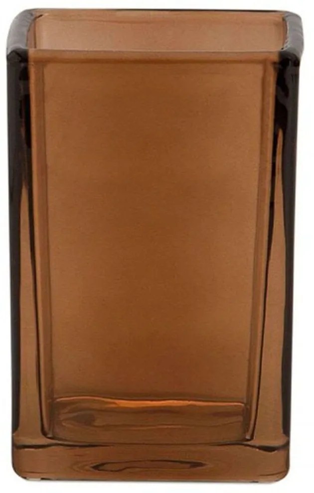 Ποτηροθήκη AH-BA73063 Φ7x7x10,5cm Brown Andrea House Glass