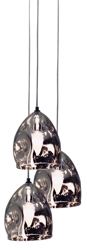 Φωτιστικό Οροφής  WS19522-3 SOFT PENDANT SMOKEY GREY+ - 77-3695 - 21W - 50W - 77-3695