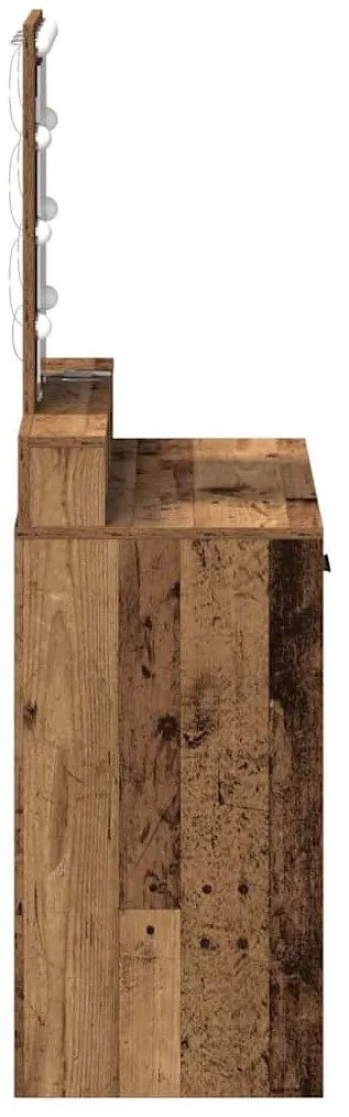 vidaXL Τραπέζι περιποίησης Καφέ 79 x 41 x 140 εκ. Επεξεργασμένο ξύλο