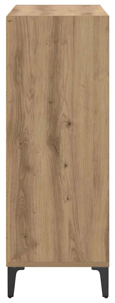 vidaXL Πλαϊνό γραφείο artisan δρυς 32.5 x 69.5 x 90 εκ