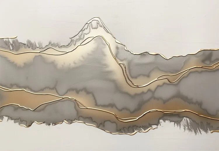 Εικονογράφηση Metallic landscape no4, Alma