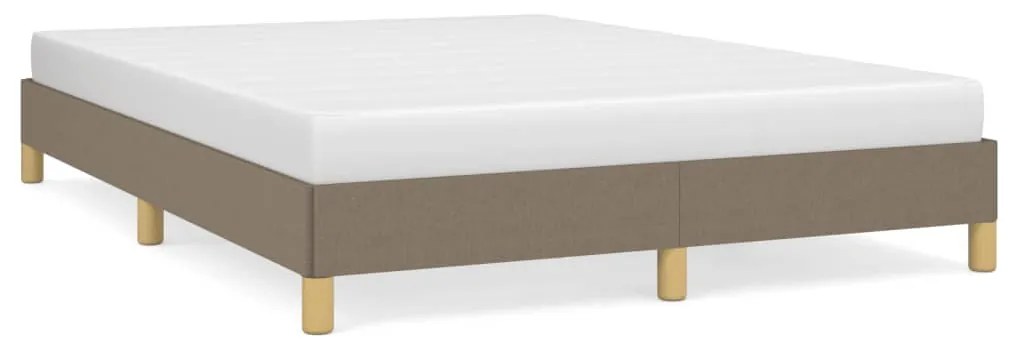 Σκελετός Κρεβατιού Χωρίς Στρώμα Taupe 140x200 εκ. Υφασμάτινο 346822