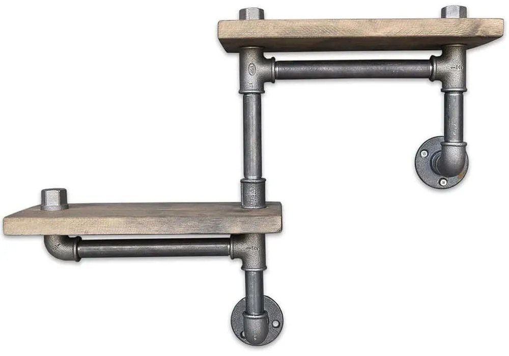 Ραφιέρα Τοίχου Boruraf 792EVL1828 55x14x30cm Walnut