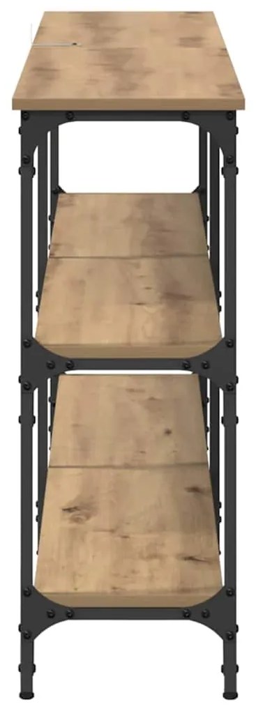 vidaXL Τραπέζι κονσόλας Artisan Oak 150 x 29 x 75 εκ
