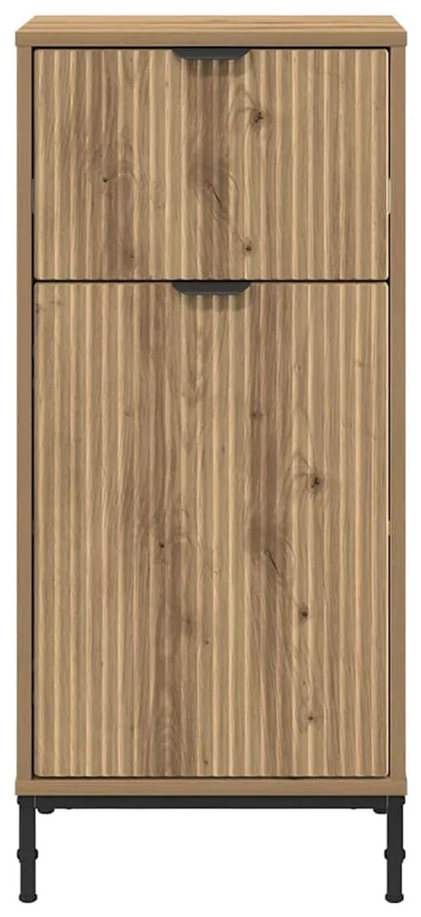 vidaXL Ντουλάπι Μπάνιου με συρτάρι artisan δρυς 39.5 x 36 x 88 εκ