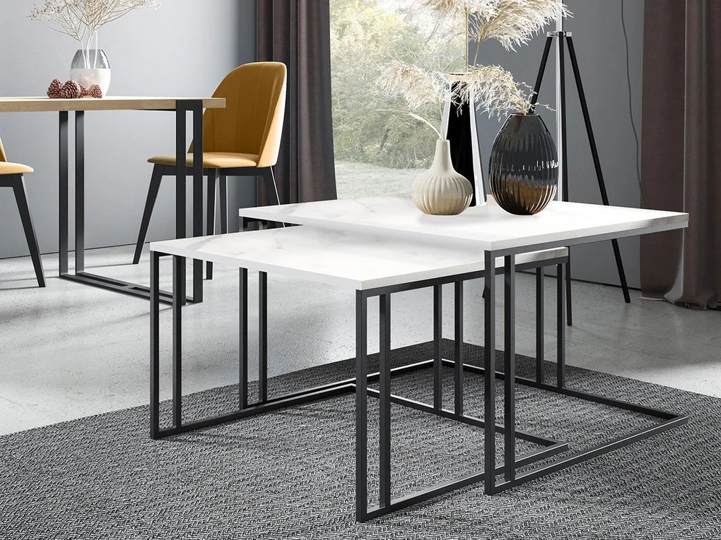 Σετ τραπεζάκια σαλονιού Astro-Marmaro