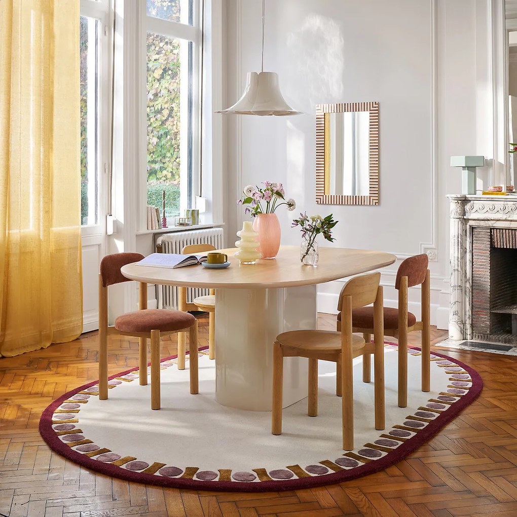 Οβάλ χαλί, 87% μαλλί, VLADA