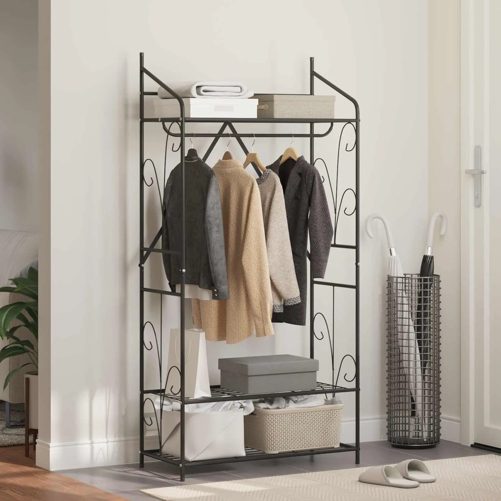 vidaXL Ανοιχτή Ντουλάπα Μονόχρωμο