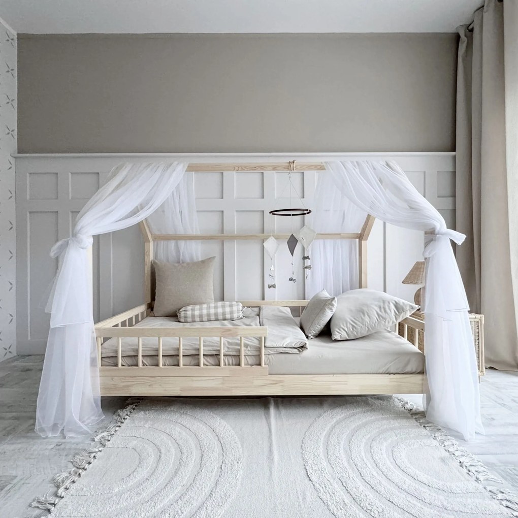 Κουρτίνα Οροφής Bianco Bed White Voile  Luletto