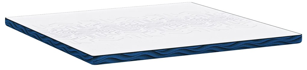 vidaXL Στρώματα Λευκό και Μπλε 180 x 200 cm