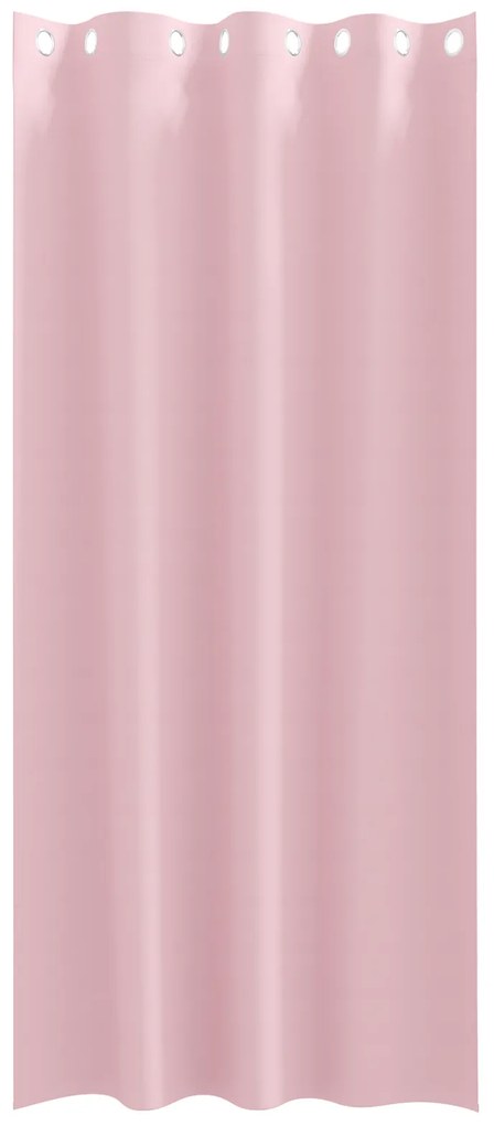 vidaXL Κουρτίνες 2 pcs Μωρουδίστικο Ροζ 245 x 140 εκ. Πολυεστέρας