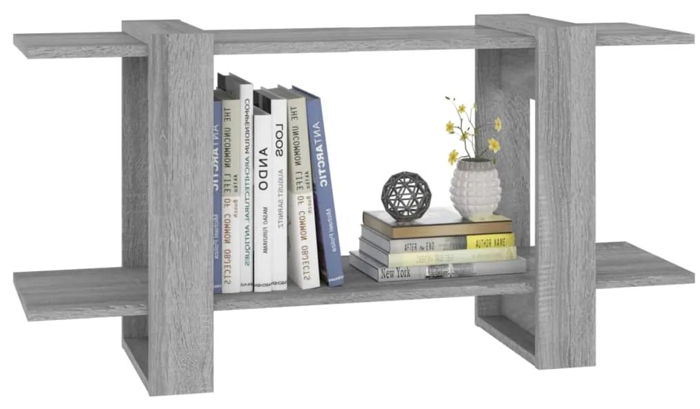 vidaXL Βιβλιοθήκη Ραφιέρα Γκρι Sonoma 100x30x51 εκ. Επεξεργασμένο Ξύλο