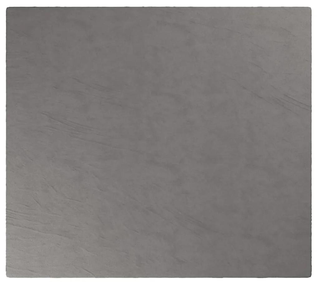 vidaXL Κουβέρτα Βαρύτητας με Κάλυμμα Γκρι 200x225 εκ. 9 κ. Υφασμάτινη