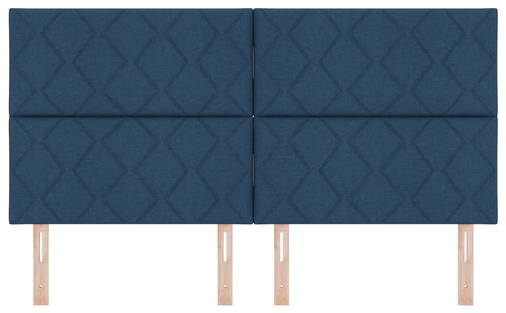 vidaXL Υφασμάτινο Κεφαλάρι Geometric Σκούρο Μπλε 180 cm ύφασμα