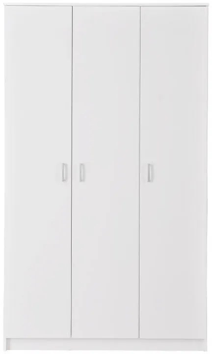 Ντουλάπα Hana 3K Λευκό 120x52x205 εκ. 120x52x205 εκ.