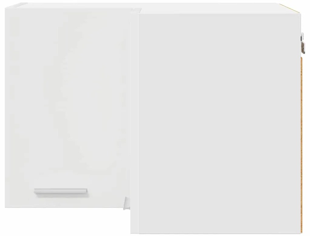 vidaXL Κρεμαστό ντουλάπι Λευκό 57 x 57 x 40 εκ. Επεξεργασμένο ξύλο