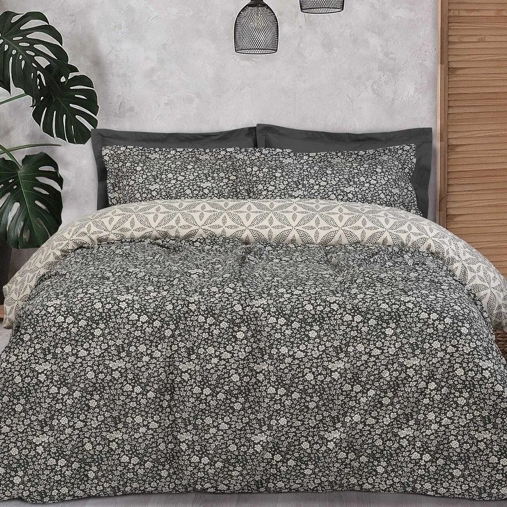 Παπλωματοθήκη Happy 9583 (Σετ 2τμχ) Grey-Beige Das Home Μονό 160x240cm Cotton-Polyester