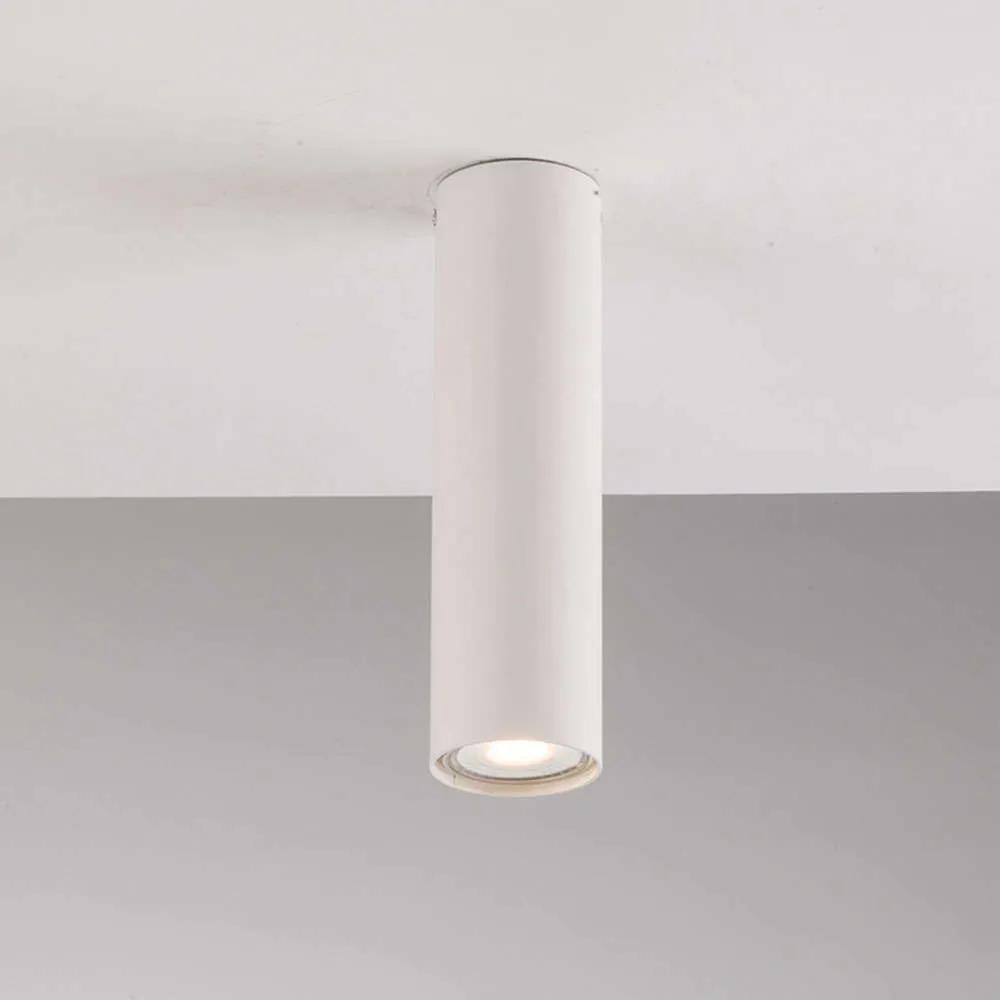 Φωτιστικό Οροφής - Πλαφονιέρα Fluke I-FLUKE-PL20 BCO 1xGU10 Φ5,5cm 20cm White Luce Ambiente Design Μέταλλο
