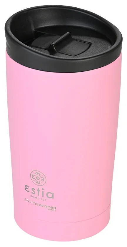 ESTIA ΘΕΡΜΟΣ TRAVEL MUG SAVE THE AEGEAN 350ml BLOSSOM ROSE