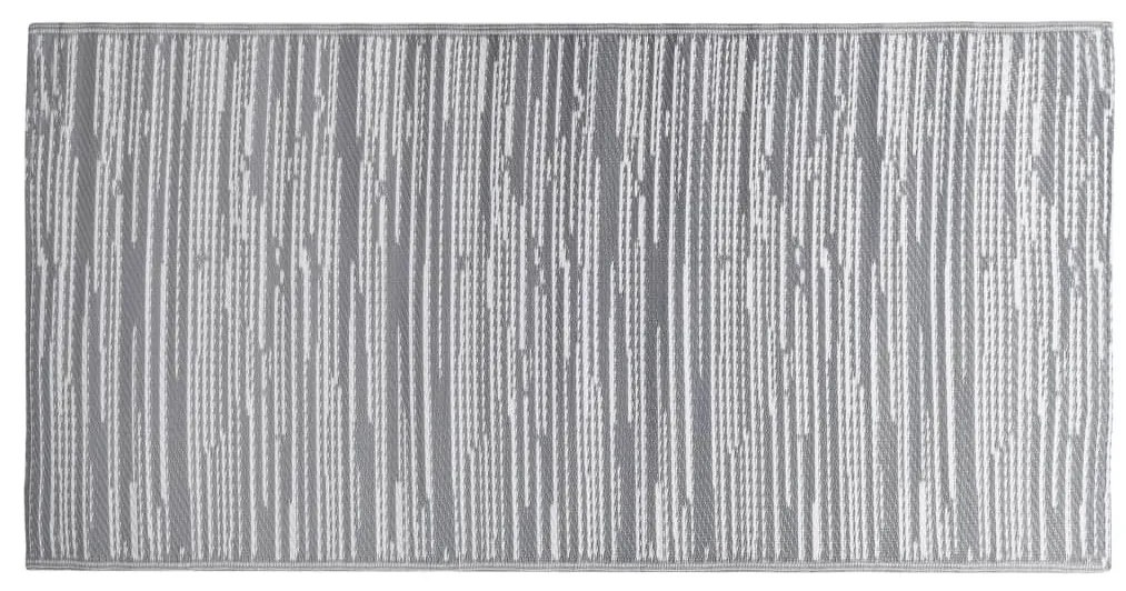 Χαλί Εξωτερικού Χώρου Γκρι 190 x 290 εκ. από Πολυπροπυλένιο - Γκρι