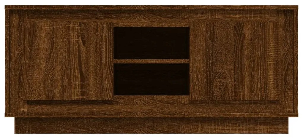 vidaXL Έπιπλο Τηλεόρασης Καφέ Δρυς 102 x 35 x 45 εκ. από Επεξεργ. Ξύλο