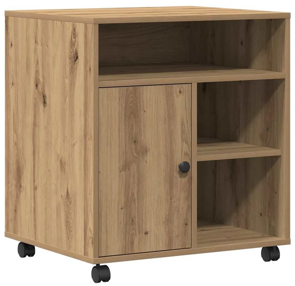 vidaXL Σταντ Εκτυπωτή artisan δρυς 60 x 50 x 67 εκ. Επεξεργασμένο ξύλο