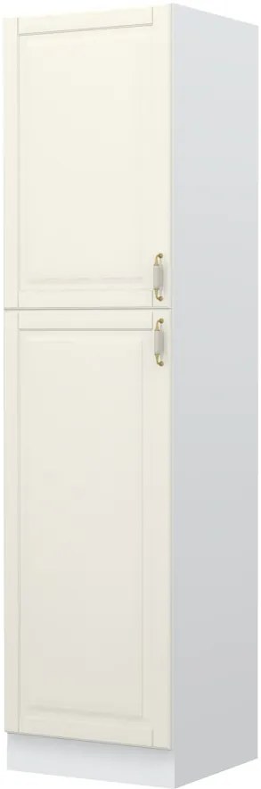 Επιδαπέδιο ντουλάπι ψηλό Toscana K23-60-2KF-Λευκό - 60.00Χ60.00Χ235.00cm
