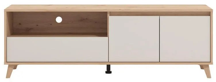 Έπιπλο τηλεόρασης STIRLING 157 3K1F2V Artisan Oak - Cashmere 157x40x53εκ. 157x40x53 εκ.