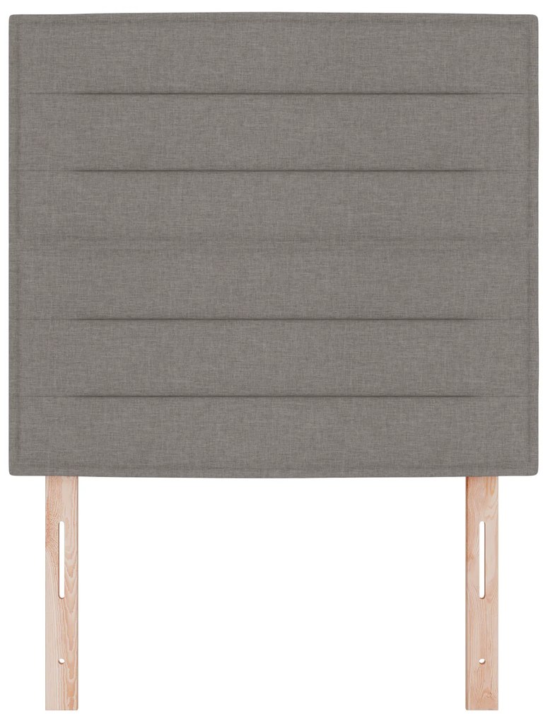 vidaXL Κεφαλάρι Ρυθμιζόμενο Ύψος με κεφαλάρι Taupe 100 cm ύφασμα