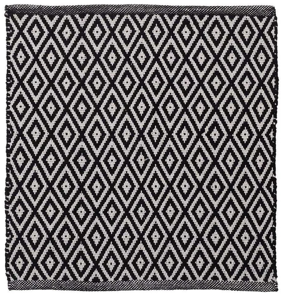 Trellis 60x60 black πατάκι μπάνιου Sealskin