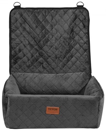 VEVOR Dog Booster Car Seat Pet Car Seat for Small Medium Dog up to 40 lbs Black