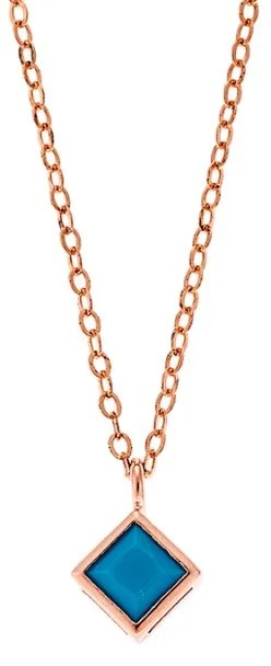 Μενταγιόν Senza Silver 925 Rose Gold Plated