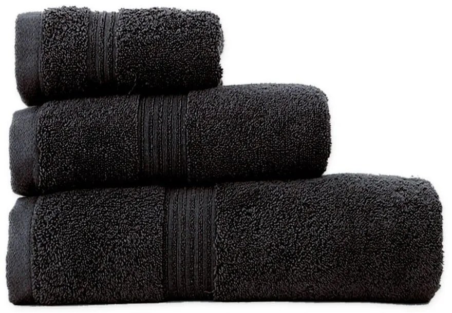 Πετσέτα Aegean-705 1149-Black Nef-Nef Προσώπου 50x100cm 100% Cotton