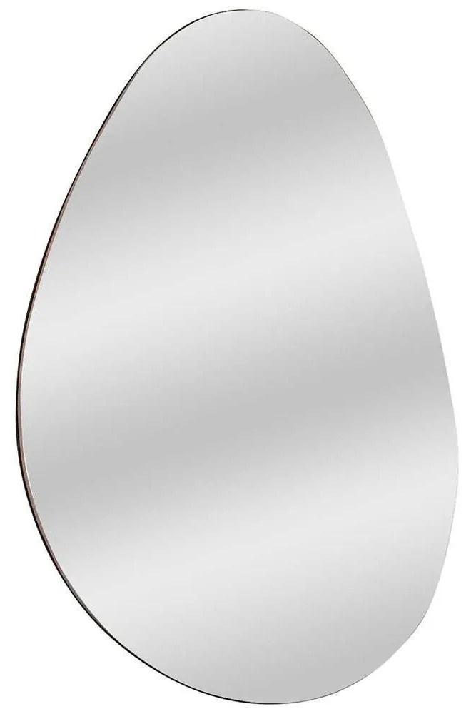 Καθρέπτης Τοίχου Porto 552NOS2216 90x1,2x60cm White Aberto Design Mdf, Glass