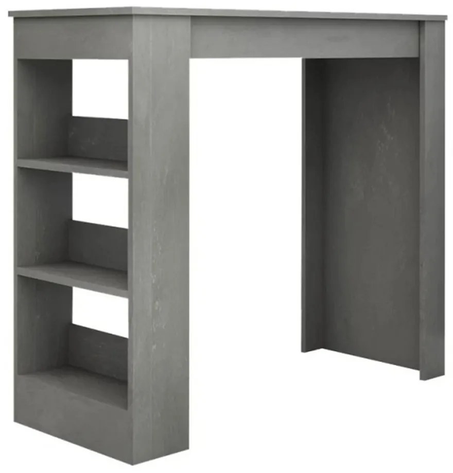 Τραπέζι Μπαρ Deep 0249653 120x50x100cm Grey Particle Board, Melamine
