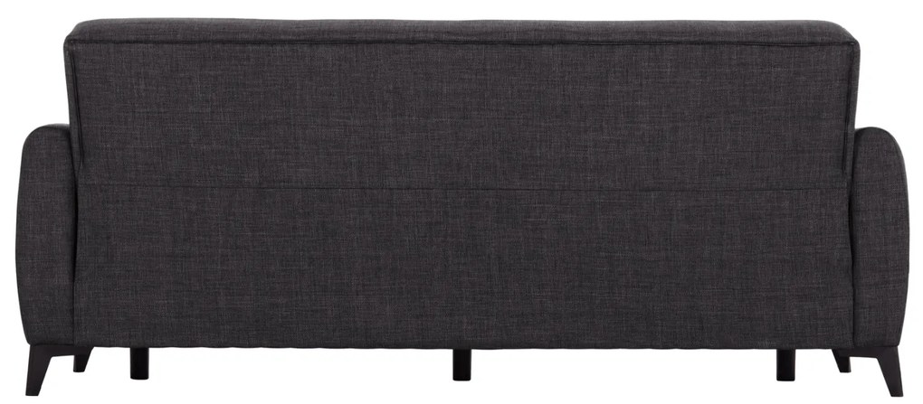 ΚΑΝΑΠΕΣ ΚΡΕΒΑΤΙ ΜΕ ΑΠΟΘ.ΧΩΡΟ TΡΙΘΕΣΙΟΣ NIKKO HM3292.01 ΓΚΡΙ ΥΦΑΣΜΑ 209x76x83Υεκ.