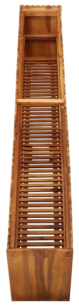 vidaXL Ζαρντινιέρα Υπερυψωμένη 200 x 30 x 50 εκ. Μασίφ Ξύλο Ακακίας