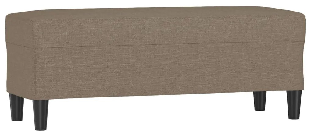 vidaXL Πάγκος Taupe 100x35x41 εκ. Υφασμάτινος
