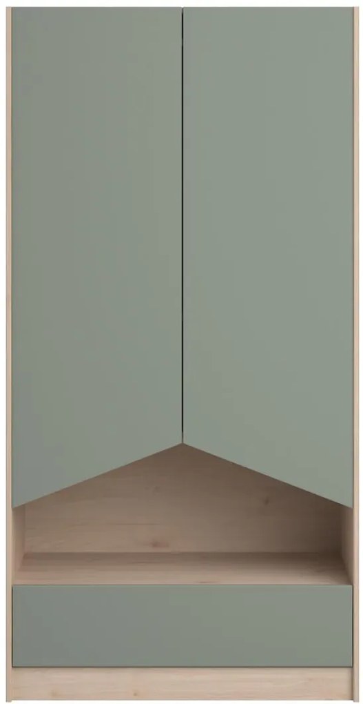 Ντουλάπα Shield δίφυλλη-Prasino