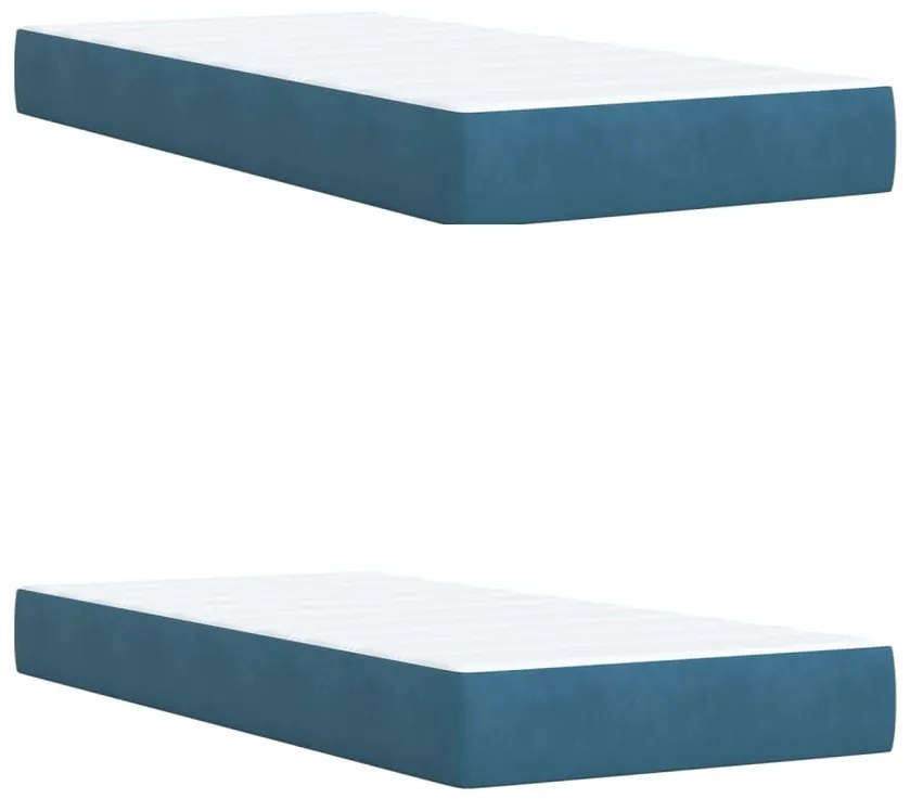 ΚΡΕΒΑΤΙ BOXSPRING ΜΕ ΣΤΡΩΜΑ ΜΠΛΕ 200X200 ΕΚ. ΒΕΛΟΥΔΙΝΟ 3293318