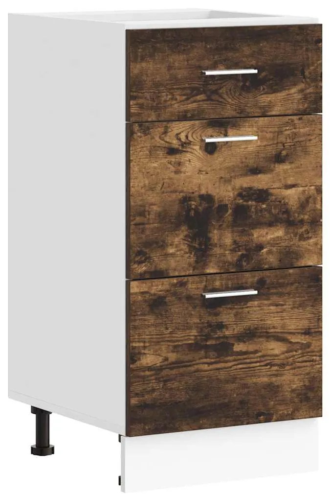vidaXL Ντουλάπι "Lyon" Καπνιστή Δρυς 40x46x81,5 εκ. από Τεχνητό Ξύλο