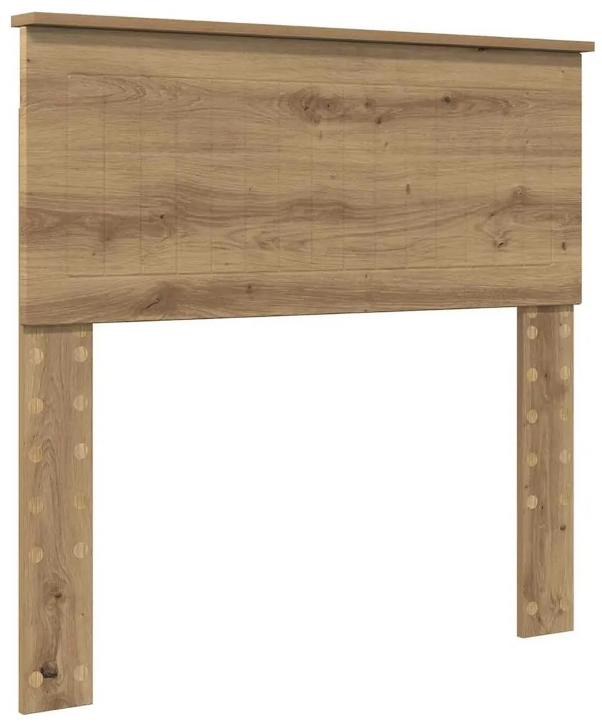 vidaXL Κεφαλάρι με κεφαλάρι Artisan Oak 90 cm Επεξεργασμένο ξύλο