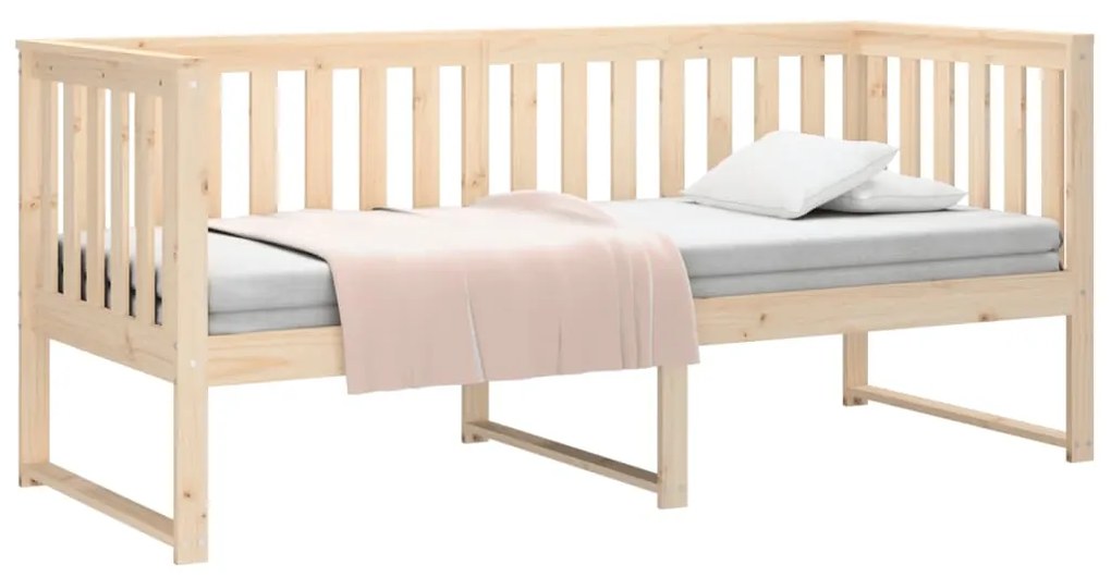 vidaXL Καναπές Κρεβάτι 75x190 εκ. από Μασίφ Ξύλο Πεύκου