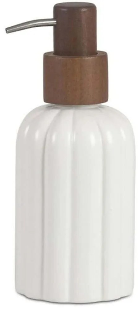 Δοχείο Κρεμοσάπουνου Oasis AH-BA25504 Φ7,5x18cm White Andrea House Κεραμικό