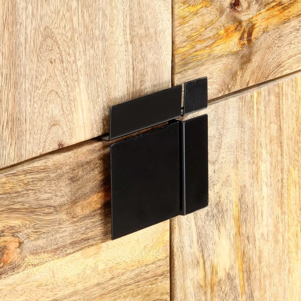 vidaXL Βιτρίνα 80 x 30 x 11400 εκ. από Μασίφ Ξύλο Μάνγκο