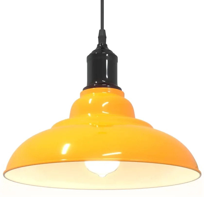 vidaXL Κρεμαστό φωτιστικό ρυθμιζόμενου ύψους E27 Ø 31 cm Μεταλλικό