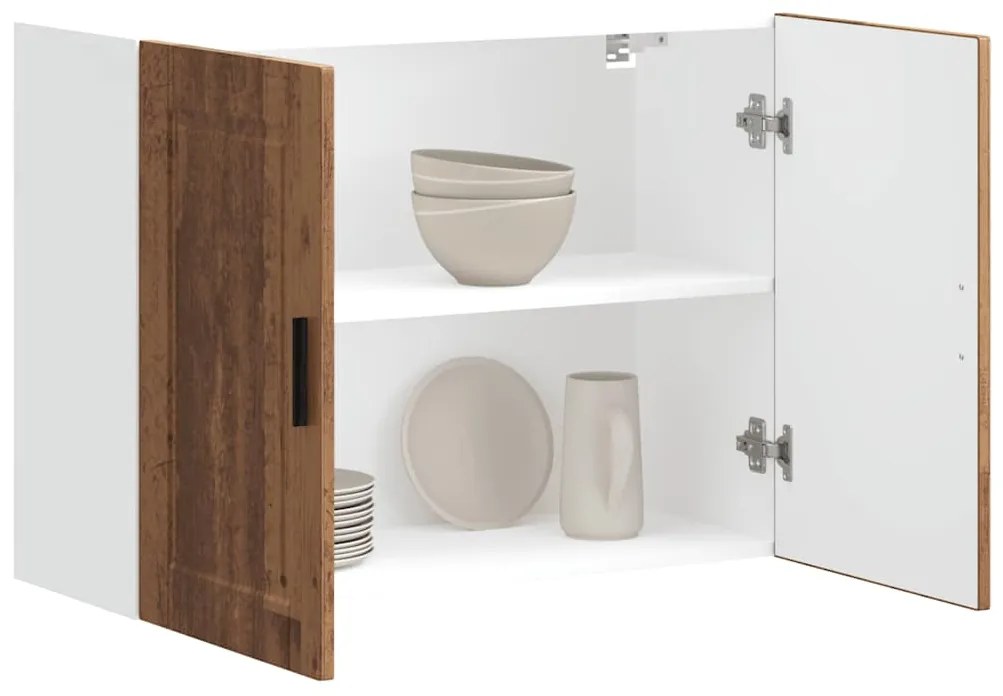 ντουλάπι τοίχου κουζίνας "Porto" Παλιό ξύλο μηχανουργικό ξύλο