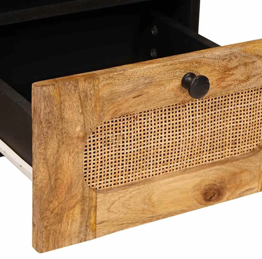 vidaXL Ντουλάπι TV με ράφι Καφέ 70 x 33,5 x 46 εκ. Στερεό ξύλο μάνγκο